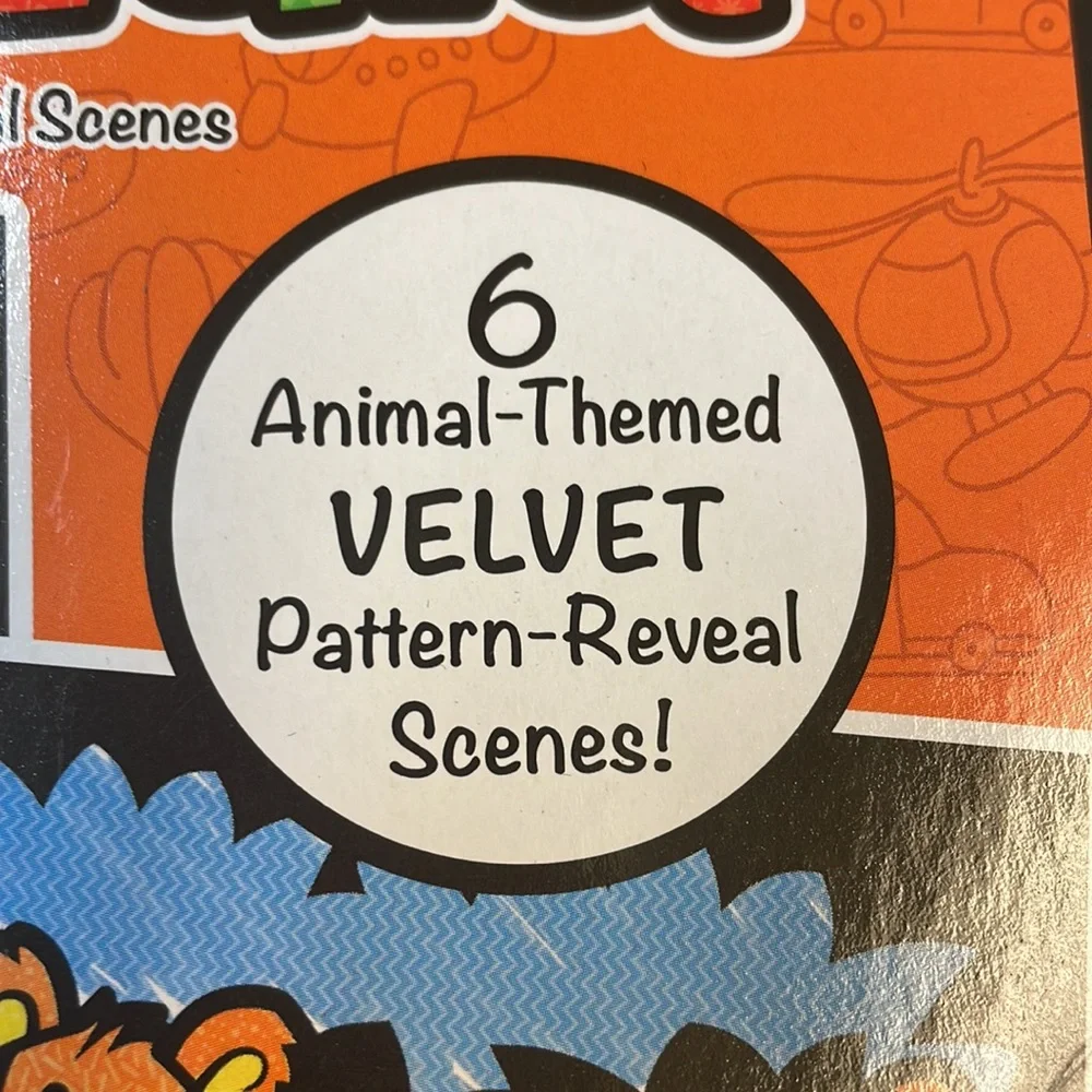Magic Velvet Book - Animals Pattern-Reveal Pad- Melissa & Doug~(#8838)